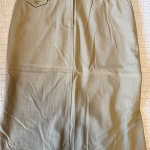 Liz Claiborne Tan Pencil Skirt
